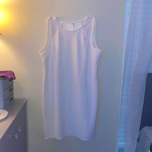 All White Casual Dress